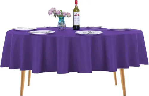 Miniatura 91 de Ascoza Paquete de 2 manteles rectangulares blancos de 60 x 84 pulgadas, tela de poliéster de 4 pies, para bodas, banquetes, restaurantes y fiestas