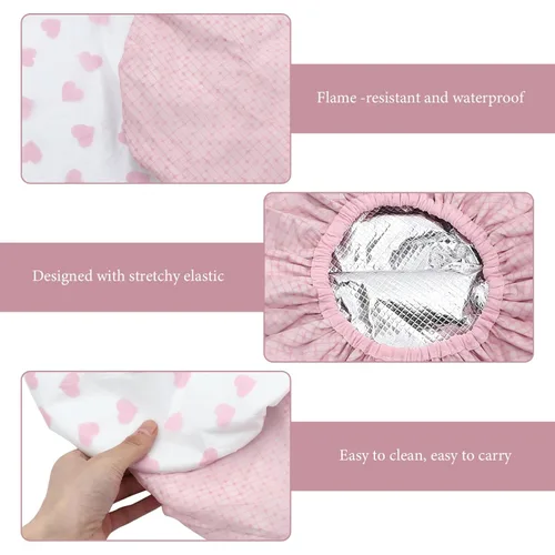 Miniatura 8 de Healeved Gorro de ducha para el cuidado del cabello, gorro de ducha con calefacción, gorro de natación impermeable, productos para el cabello