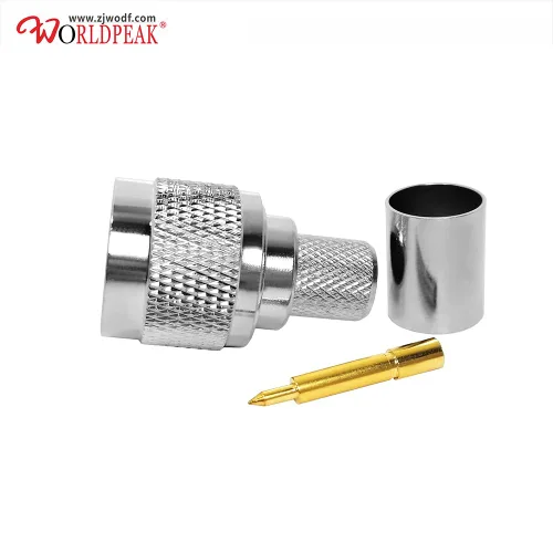 Miniatura 3 de Conector coaxial N Conector macho Conectores de crimpado para cable coaxial RG213