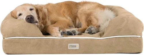 Miniatura 21 de Friends Forever Cama ortopédica para perros extra grandes, sofá cama impermeable de espuma viscoelástica para perros XL con funda extraíble lavable