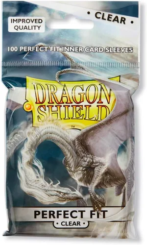 Miniatura 5 de Dragon Shield - Juego de 2 fundas para tarjetas de tamaño estándar transparentes de 100 unidades, paquete individual Ajuste perfecto X2