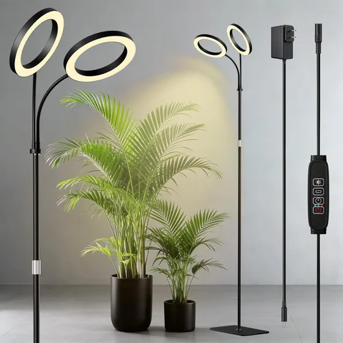 Miniatura 8 de Luces de cultivo de un cabezal LPMZMBL para plantas de interior de espectro completo, luces de plantas para cultivo en interiores con temporizador