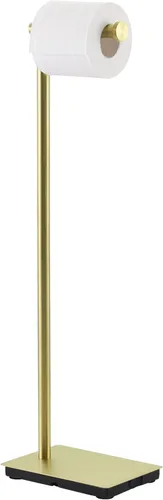 KES Portarrollos de papel higiénico dorado de 26.2 pulgadas, soporte de papel higiénico para baño, SUS304 de acero inoxidable dorado cepillado,