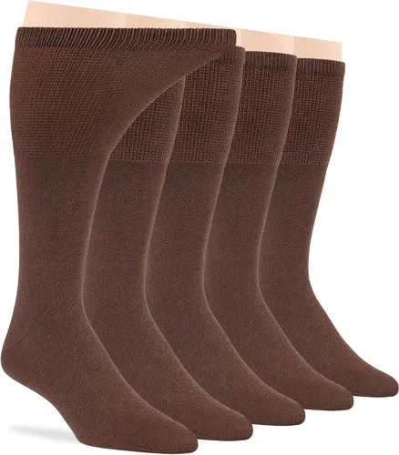 Miniatura 48 de 7BIGSTARS KINGDOM Calcetines de algodón para hombre, diabéticos, no vinculantes, paquete de 5 unidades, talla L/XL, Azul mezclilla, verde oliva