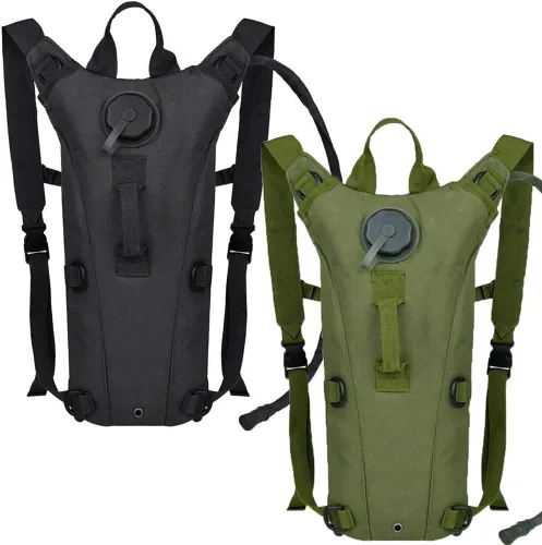 Chaleco Táctico de Hidratación para Correr con Bolsa de Agua de 3L, Mochila para Ciclismo, Maratón, Senderismo, Mochila Diurna para Hombres y Mujeres