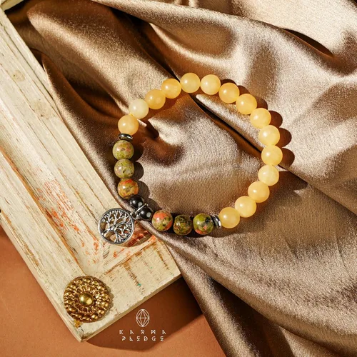 Miniatura 7 de Pulseras de cristal para mujeres y hombres, regalos de cumpleaños, hechas a mano de 0.236 in con cuentas de piedra para equilibrio de chakras