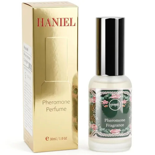 Haniel Perfumes de feromonas para mujer – Aroma de larga duración para ella con aceite de perfume de feromonas de vainilla para mujer para mejorar
