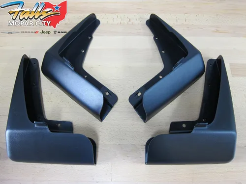 Miniatura 2 de Mopar Dodge Charger Deluxe Molded Splash Guards Mud Flaps OEM