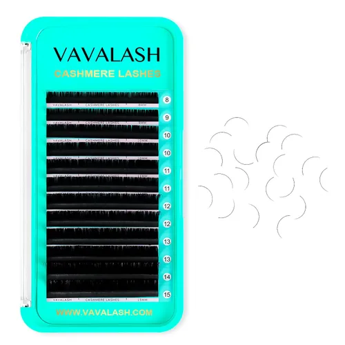 Miniatura 13 de Extensiones de pestañas VAVALASH 0.03/0.05/0.07, pestañas premium de seda en volumen, extensiones de pestañas individuales de 8-20 mm, pestañas