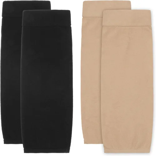 2 pares de mangas protectoras de compresión para el antebrazo para mujer, manga protectora de compresión para el antebrazo para mujeres y hombres