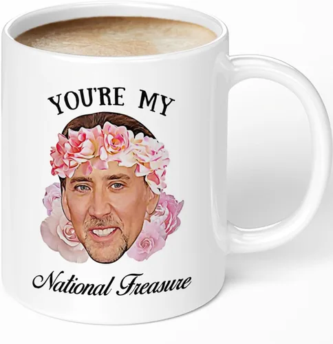 Miniatura 7 de Taza de café divertida con mensaje oculto, regalo de elefante blanco para adultos, taza de café de cerámica de ramo feo, idea de regalo hilarante