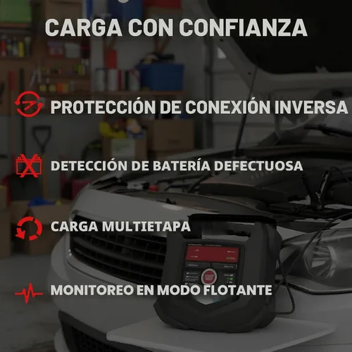 Miniatura 5 de Schumacher Electric 1.5A Cargador y Mantenedor de Batería para Auto, Solución 3-en-1, para Baterías de 6V/12V de Deportes Acuáticos, Automotrices