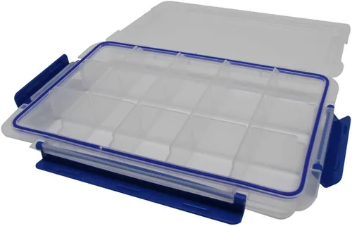 Miniatura 14 de Utoolmart Caja de herramientas de 9 pulgadas, caja de almacenamiento con compartimento de PP, organizador y almacenamiento para herramientas