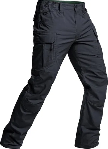 Miniatura 66 de CQR – Pantalones tácticos elásticos tipo cargo para hombre, resistentes al agua, de tela ripstop (antidesgarros), ligeros, ideales para uso diario