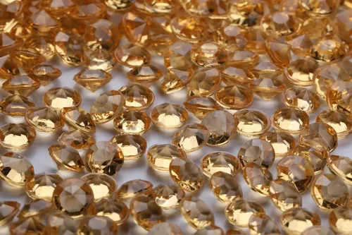 Miniatura 12 de 5000 unidades por paquete de cristales de confeti dispersos para mesa de boda, diamantes acrílicos de 0.236 pulgadas (0.236 in), diamantes