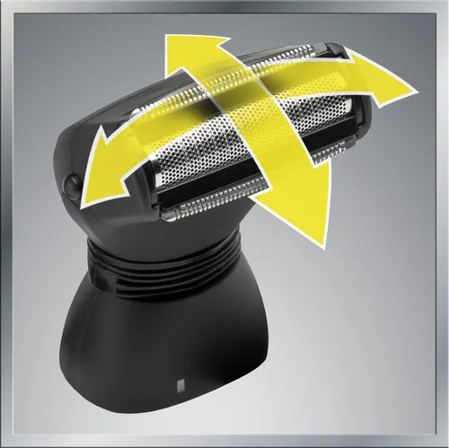 Miniatura 9 de Mangroomer Ultimate Pro Back Shaver con asa 2 cabezas de shock absorber Flex, Bisagra de energía, Extreme Reach y Power Burst