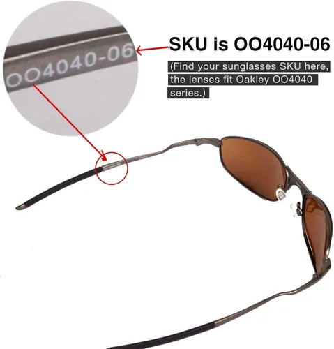 Miniatura 4 de Walleva - Lentes de repuesto para gafas de sol Oakley Tightrope, 9 opciones disponibles