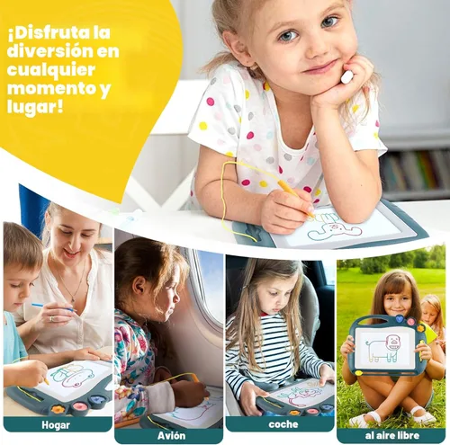 Miniatura 7 de Tablero de dibujo magnético, juguetes para niños de 1, 2, 3 años, bloc de bocetos, cumpleaños, Pascua, Navidad, Halloween, regalos de juguete