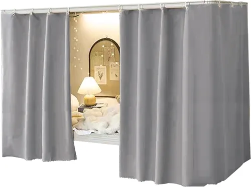 Miniatura 39 de Cortinas para litera individual y doble, cortinas de tienda de campaña para cama, tela a prueba de polvo, cortinas de privacidad para debajo