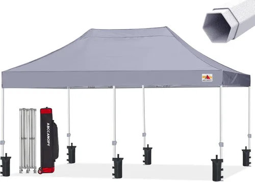 Miniatura 11 de ABCCANOPY Tienda de campaña con toldo emergente comercial 10x10 Serie Premium, Beige