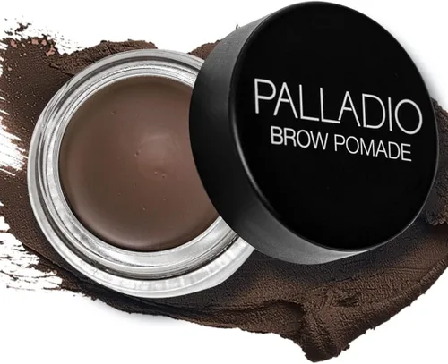 Palladio Pomada para cejas impermeable, 24 horas de uso, fórmula a prueba de manchas y resistente al sudor, fórmula súper cremosa que se desliza y