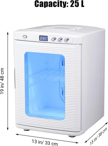 Miniatura 7 de Incubadora de huevos de 25L para incubar huevos, incubadora digital de reptiles con control inteligente de temperatura de 10 a 140.0 °F, incubadora