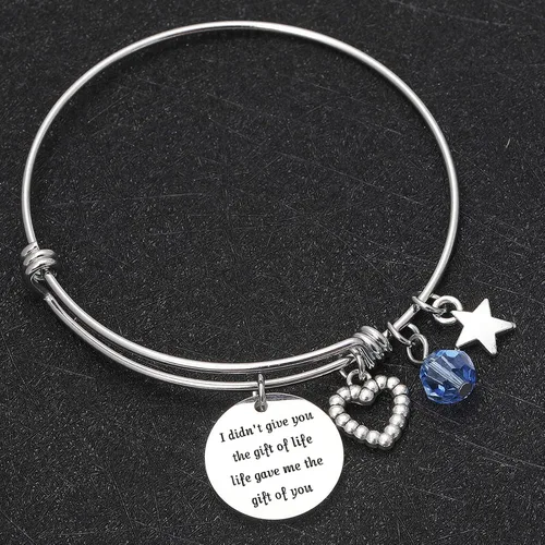 Miniatura 5 de De&ai Pulsera de regalo para hijo o hija, joyería de graduación, regalo para hijastro, regalo para hijastro, pulsera de Navidad