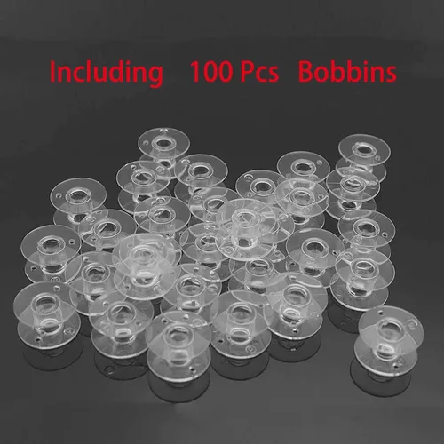 Miniatura 5 de Paquete de 100 bobinas para máquina de coser Brother, bobinas SA156 para máquina de coser