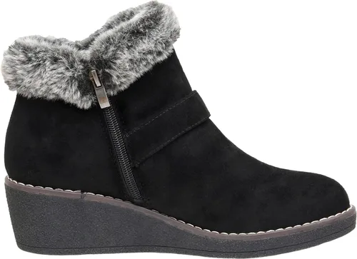 Miniatura 4 de CUSHIONAIRE Botines de cuña Rhodes para mujer espuma viscoelástica