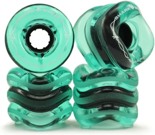 Miniatura 10 de Shark Wheel 60 mm ruedas para Longboard de crucero, Fórmula DNA, juego de 4 ruedas