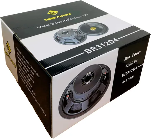 Miniatura 4 de Bass Rockers 12 "1200 W/600 W RMS Dual 4 Ohm Audio estéreo subwoofer para amplificadores amplificadores