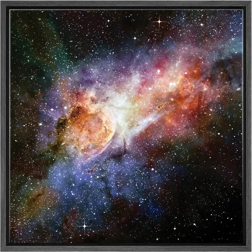 Miniatura 80 de Lienzo decorativo con diseño de un hermoso paisaje, para la decoración del hogar, The Cosmic Cloud, 12" x 12