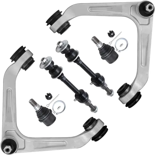 Miniatura 71 de Detroit Axle - Kit de extremo delantero para Chrysler 300 Dodge Charge Challenger 2011-2023, 2 brazos de control inferiores traseros 2 rótulas