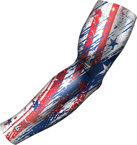 Miniatura 16 de B-Driven Sports Sleeve Pro-Fit - Manga Patriótica - Estados Unidos, Cuba, México, Israel, Canadá, Venezuela, Rep. Dominicana - Individual Bandera