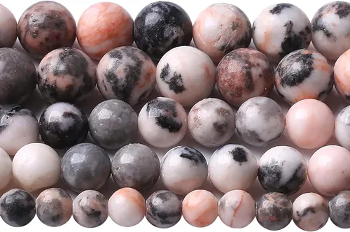 Miniatura 76 de 36 cuentas de calcedonia de jade rojo natural de 25/64 pulgadas (0.394 in), redondas sueltas, piedras preciosas energéticas curativas, para hacer