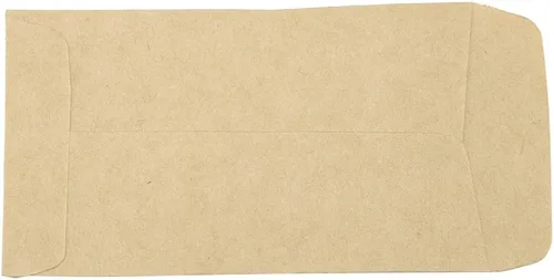 Miniatura 5 de Tyenaza Paquete de 100 bolsas de papel kraft de 6 x 11 pulgadas para almacenamiento de semillas, sobres en blanco, bolsas de papel para semillas
