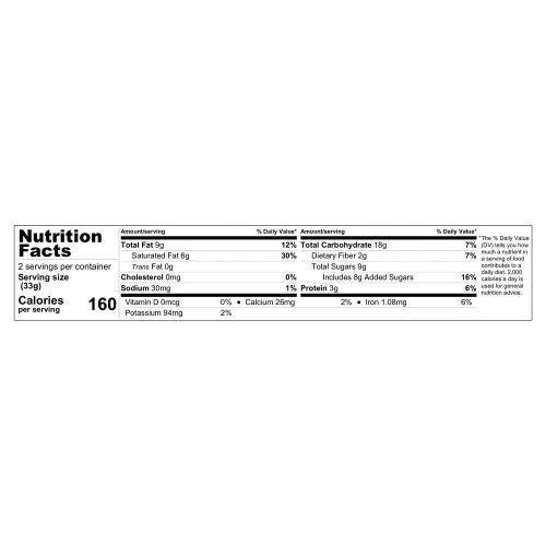 Miniatura 2 de Mrs. Barr's Natural Foods Barras de granola Azúcar moreno vainilla Avena orgánica certificada sin gluten Textura suave Lote pequeño