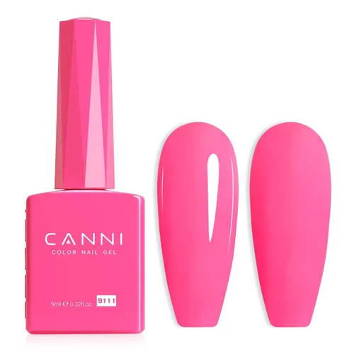 Miniatura 22 de CANNI - Esmalte de uñas de gel rosa claro - 1 unidad de 0.5 onzas, color rosa bebé, color rosa pálido de alto brillo, esmalte de uñas con remojo UV