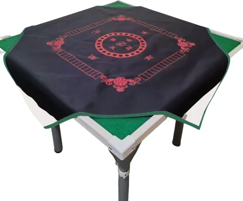 Mahjong - Tapete antideslizante para mesa de póquer de Mahjong Majiang, Paigow, juego de cartas, 39.37 x 39.37 pulgadas (39.4 x 39.4 in) con