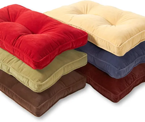 Miniatura 3 de Greendale Home Fashions Hyatt Kitchen Nook - Juego de cojines surtidos de 4 piezas, color moca