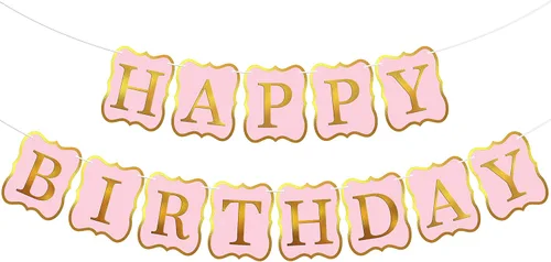 Miniatura 15 de KatchOn, Cartel de feliz cumpleaños negro y dorado, 10 pies, NO DIY, telón de fondo de feliz cumpleaños, decoraciones de feliz cumpleaños