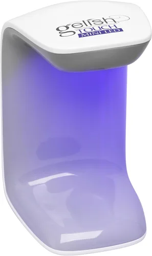 Gelish Luz LED Mini Touch – Luz de curado LED portátil y recargable para puntas Soft Gel™ y reparaciones rápidas de uñas de gel, activación táctil,