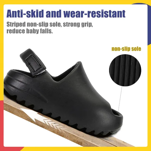 Miniatura 3 de Sandalias de verano para niños pequeños, sandalias antideslizantes para la ducha, playa, piscina, sandalias blancas para niños y niñas, zapatos
