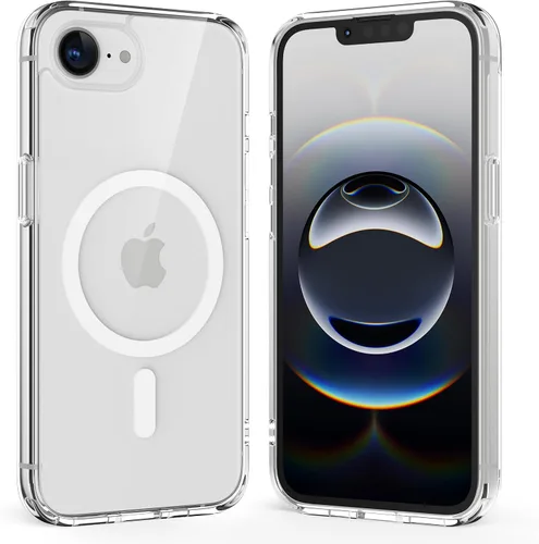 Miniatura 13 de Crystal Fit - Funda magnética transparente para iPhone 16, compatible con MagSafe, antiamarilleo, funda protectora delgada (para iPhone 16)