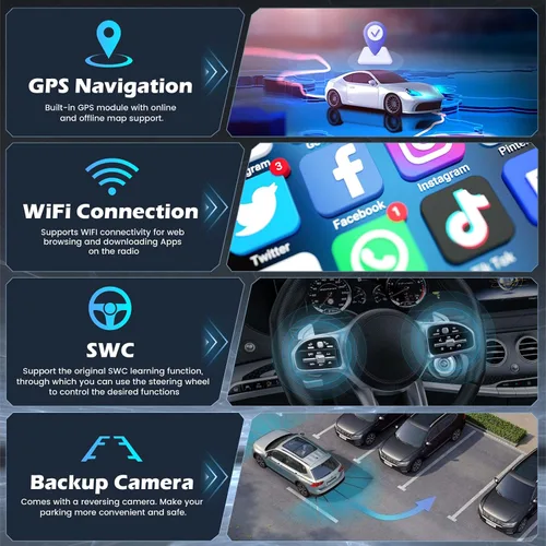 Miniatura 6 de [4+64G] Android 15 Estéreo de coche para Hyundai Elantra 2014 2015 2016, Hikity 9 pulgadas IPS pantalla táctil Elantra Radio inalámbrico Carplay