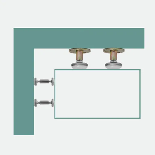 Miniatura 9 de LIFKOME 4 unids estabilizador anticolisión cabecera fijador cama anti sacudidas herramienta cabecera soporte de pared anti temblor cabecera tapón
