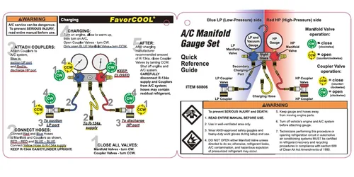Miniatura 7 de Manómetros HVAC Juego de Manómetros de Colector AC para Refrigerante R410a R134a R22 para AC Doméstico Cuerpo de Aluminio Manómetros AC de 3 Vías