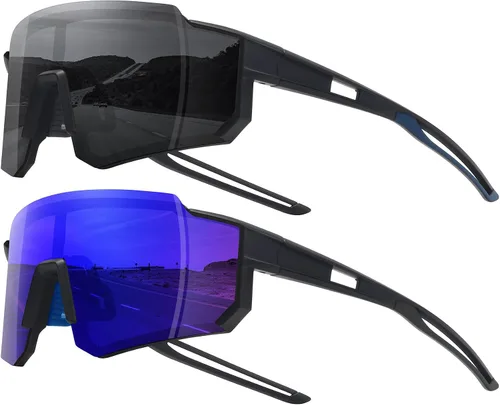 Miniatura 39 de STORYCOAST Lentes de sol deportivos polarizados para hombres y mujeres, para conducir, pesca, ciclismo, bicicleta de montaña, protección UV400