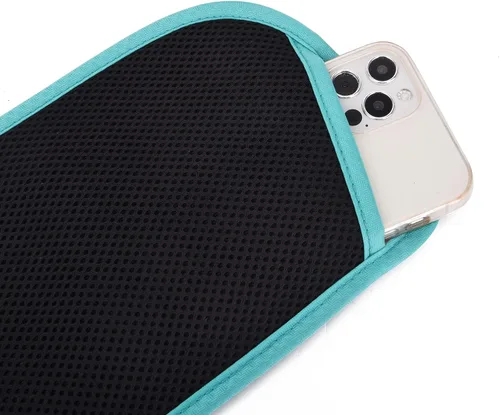 Miniatura 61 de DAITET Cinturón de dinero, soporte para pasaporte, cartera de viaje oculta segura con bloqueo RFID, riñonera encubierta (negro), Negro, Rfid