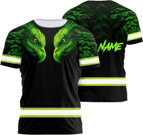 Miniatura 9 de Maddly Colección de ropa de trabajo de alta visibilidad con bandera de EE. UU., personalizada con nombre para trabajadores, corredores, camioneros